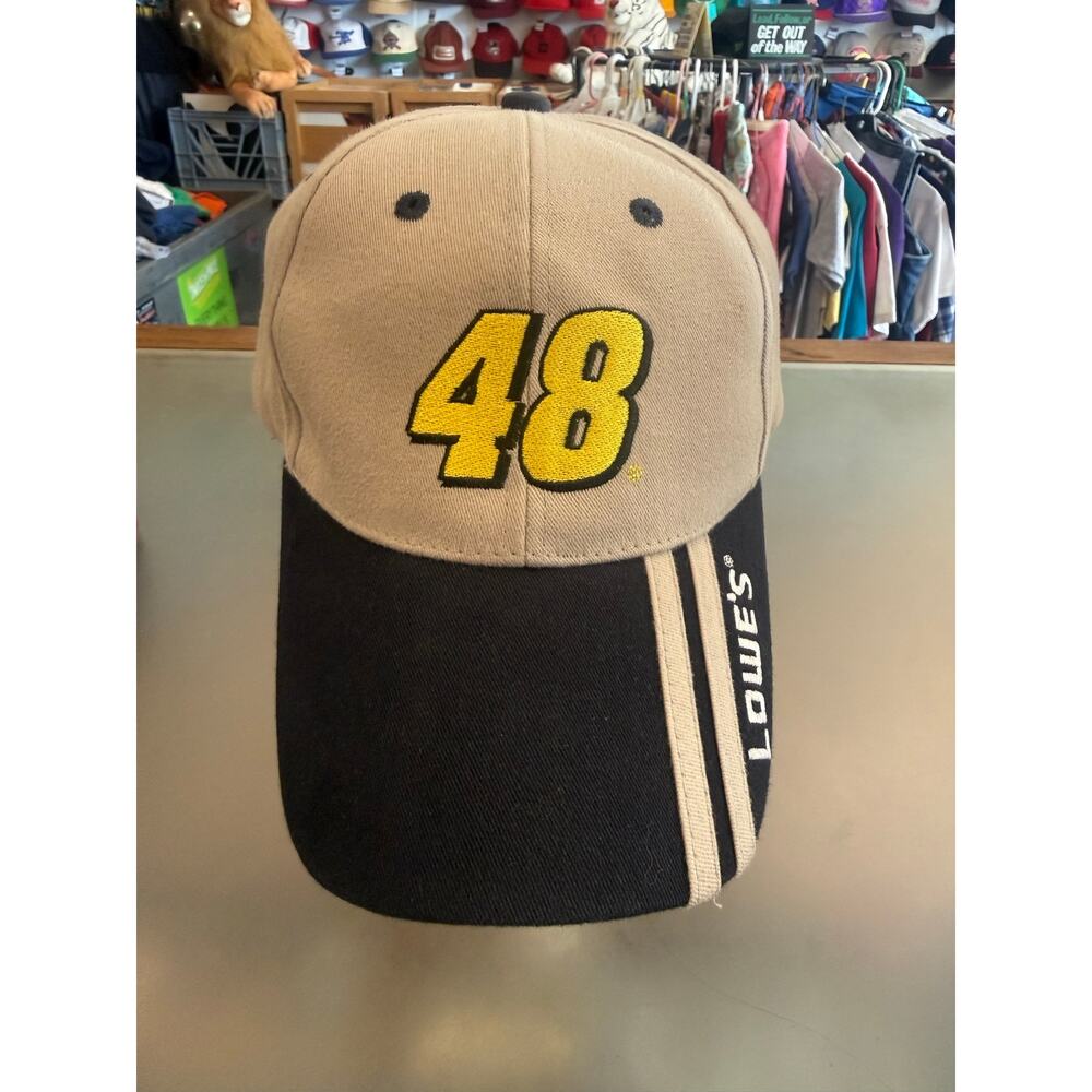 Jimmie Johnson Lowes Racing Hat Velcro Back